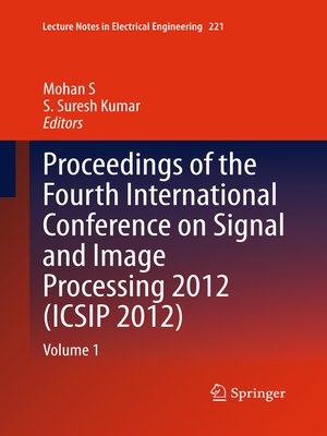 cover image of Proceedings of the Fourth International Conference on Signal and Image Processing 2012 (ICSIP 2012)